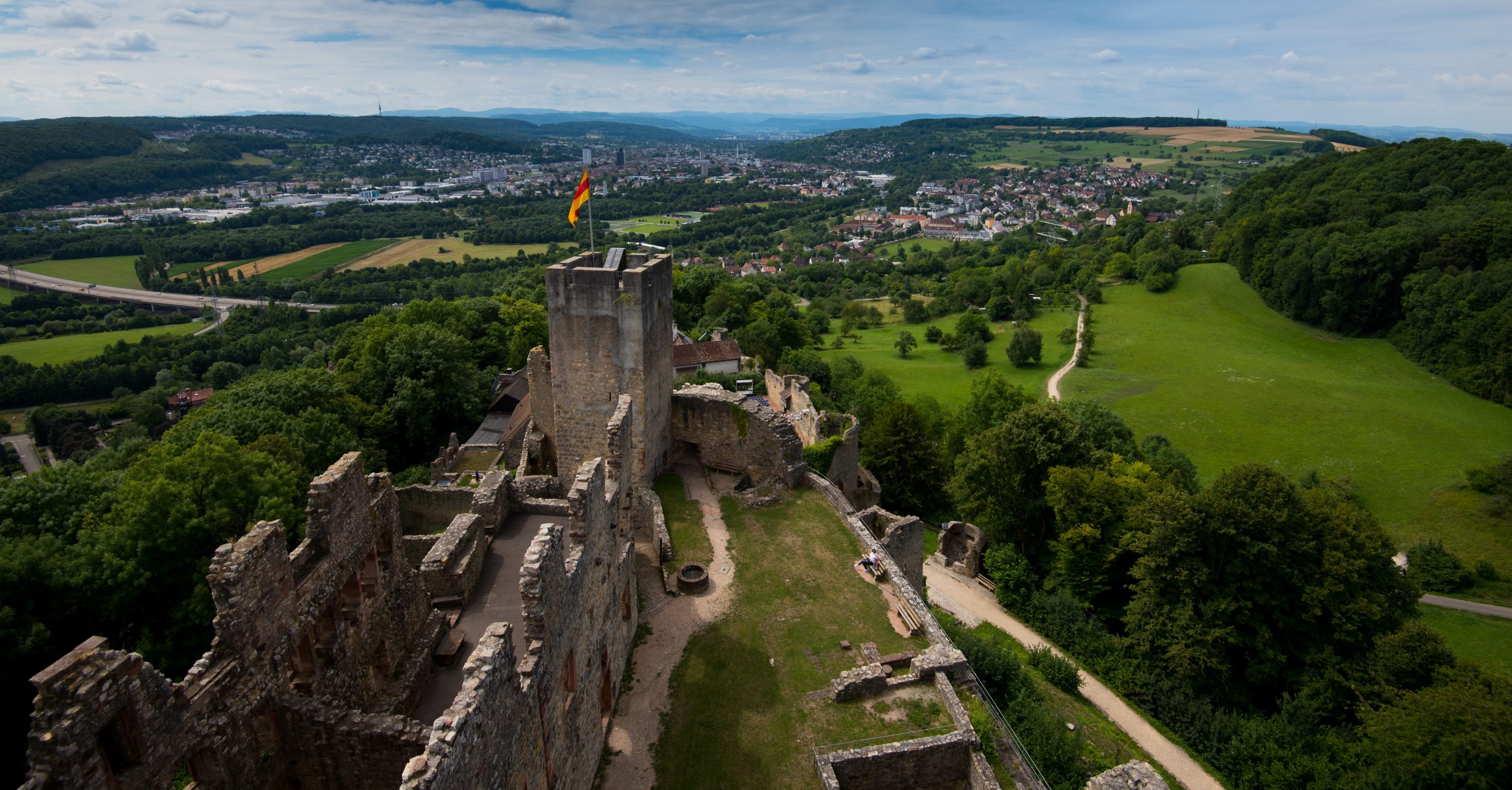 Burg Rötteln, Blick vom Burgfried